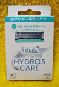 ※◆【未開封】シック ハイドロ5 ケア 替刃4コ入 5枚刃 潤いながら角質もケア Schick HYDRO5 CARE ◆ 送料140円～