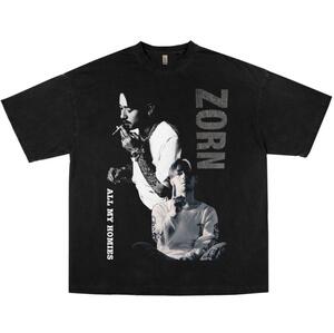 ZORN ゾーン Tシャツ ブラック raptee vintage