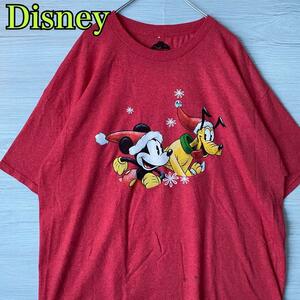 【入手困難】Disney ディズニー　Tシャツ　2XLサイズ　半袖　海外輸入　一点物　キャラクター　ディズニーランド　ディズニーストア