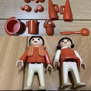 playmobil プレイモービル 食器色々と人形