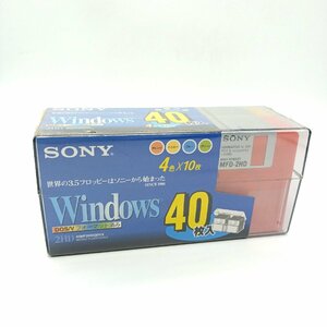 新品 SONY ソニー 3.5型 3.5インチ フロッピーディスク 40枚入り 記録媒体 Windows DOS/Ｖ フォーマット済 タイプ2HD パソコン【道楽札幌】