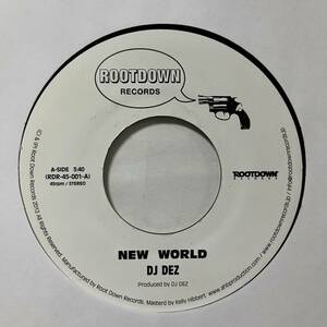 DJ DEZ NEW WORLD BRAIN ROOTDOWN RECORDS