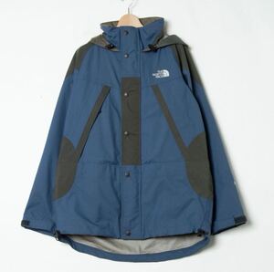 【1円スタート】THE NORTH FACE ノースフェイス NP-2952 マウンテンレスキュージャケット マウンテンパーカ GORE-TEX 灰色×青 M メンズ