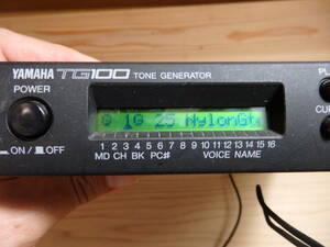 YAMAHA TG１００ TONE GENERATOR ヤマハ トーンジェネレーター　音源モジュール 中古品