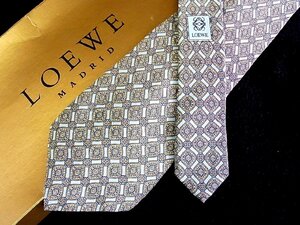 ♪今週の特売980円～♪3365♪良品【LOEWE】ロエベ【花 デザイン 柄】ネクタイ♪