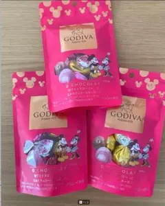 3袋　GODIVA Gショコラ ホワイトラズベリー・ミルクチェリー＆チーズ