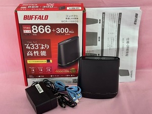 240805★値下げ☆BUFFALO　コンパクト無線LAN親機　WCR-1166DS　Wi-Fiルーター　現状品☆★