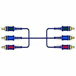 JVCケンウッド ビクター ピンプラグX3-ピンプラグX3コンポーネントビデオコード 2M VX-D120E