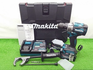 訳あり未使用品 makita マキタ 40V 2.5Ah 充電式 震動ドライバドリル HP001GRDX