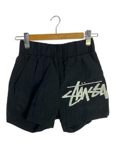 STUSSY◆ショートパンツ/S/ナイロン/BLK/212038