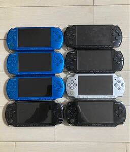 SONY PSP 本体 8台 セット まとめて PSP-3000 PSP-2000 PlayStation プレイステーションポータブル ソニー ジャンク 部品取り 送料無料