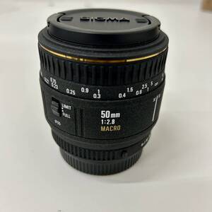 #3735 SIGMAシグマ　ペンタックスK用50mmF2.8 MACRO　PENTAX マウント 中古品