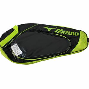 ★タグ付 未使用品 MIZUNO ミズノ ラケットバッグ 6本入れ 63JD700337 ライムグリーン 約40L バドミントン テニス ラケットケース 管理J716