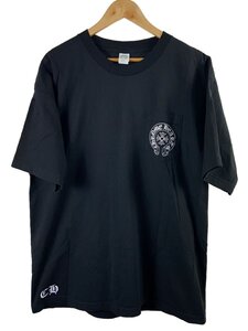 CHROME HEARTS◆Tシャツ/XXL/コットン/BLK/Los Angeles Horseshoe Tee/バックプリント/LA/ロス//