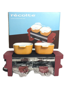 recolte◆ホットプレート RRF-1(R)/ラクレット＆フォンデュメーカー メルト