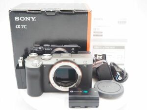 ショット数8138■ほぼ新品■ SONY α7C シルバー ILCE-7C 管理番号：fsku135