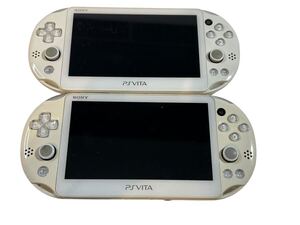 PSVITA 本体 ホワイト PlayStation Vita ２台