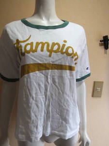 Champion×E hyphen world gallery チャンピオン×イーハイフンワールドギャラリー カットソー トップス Ｔシャツ メ12989