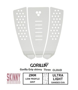 送料無料（一部除く）Gorilla Skinny(スキニー） Three CLOUD　デッキパッド　