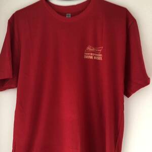 Budweiser バドワイザービール　Tシャツ　赤M DRINK WISER 