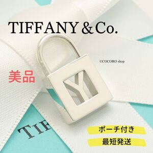 【美品】ティファニー TIFFANY＆Co. カデナ ロック Y アルファベット チャーム AG925