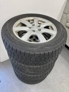 ★スタッドレスダイヤ ダンロップ ウィンターマックス 195/65R15 91Q ホイール付き 5穴