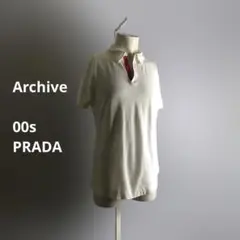 ARCHIVE 00s Y2K PRADA シャツ SPORTS 鹿子 G547