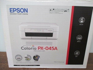 未使用 EPSON PX-045A インクジェットプリンター 開封のみ 激安1円スタート