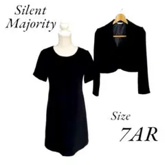 Silent Majority　ブラックフォーマル　ジャケット　半袖ワンピース