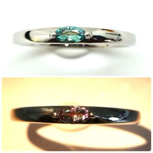 1円〜!!GSTV▼Pt950 アレキサンドライト リング▼J 約3.5g 約15号 alexandrite jewelry ring 指輪 EA9/EB0 S42