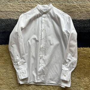 定価25,920円 INDIVIDUALIZED SHIRTS バンドカラー classic fit インディビジュアライズドシャツ クラシックフィット サイズS