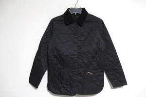 B0118:Barbour キルティングジャケット 中綿ジャケット バブアー 黒 USA6 レディース ジャケット ブルゾン:5