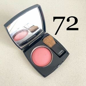 送料140円 CHANEL 72 チーク ジュ コントラスト 72 ローズイニシアル シャネル ピンク ROSE INITIAL