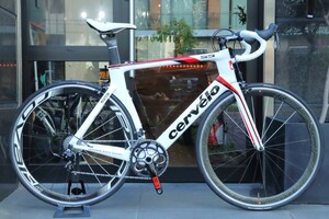 サーヴェロ CERVELO S5 2012年モデル 56サイズ スラム ライバル MIX 10S カーボン エアロロードバイク 【東京南麻布店】