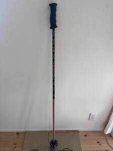 ★希少・展示品・1円～★Liberty SKI/バンブー風CARBONストック/125cm/スキー/リバティー/ポール/1本のみ