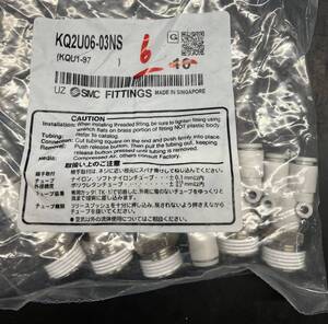 T-K-10 SMC KQ2U06-03NS 6個　未使用