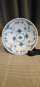 H500① Royal Copenhagen Blue Fluted Half Lace Bowls # 1/624　ロイヤルコペンハーゲン　ボウル