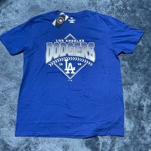 新品未使用 MLB ファナティクス製 LA ロサンゼルスドジャース Tシャツ メンズUSサイズXL Fanatics