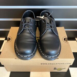 ドクターマーチン （Dr.MARTENS） （メンズ、レディース） UK5 24cm カジュアルシューズ 1461 WHITE STITCH 3 ホール シューズ 24757001 