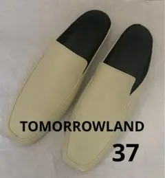 TOMORROWLAND スクエアトゥーミュール イエロー 37 未使用