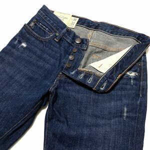 アバクロ Abercrombie & Fitch SLIM STRAIGHT デニム パンツ ジーンズ サイズ30