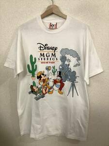 DISNEY ディズニー　USA製 ビンテージ　キャラクタープリント　半袖Tシャツ　アメカジ　ユニセックス　古着　90s 80