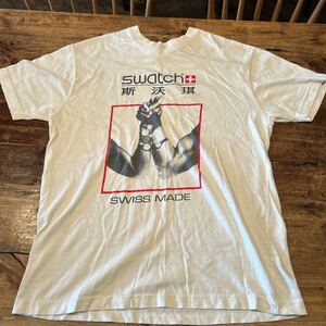 希少価値あり・珍品・スウォッチ・ＳＷａｔｃｈのショップの販促品半袖Ｔシャツ