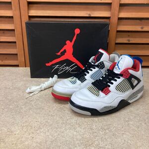 N 144【NIKE ナイキ】CI1184 146 AIR JORDAN 4 RETRO SE WHAT THE エアジョーダン4 レトロ ワットザ ハイカット SIZE US 10