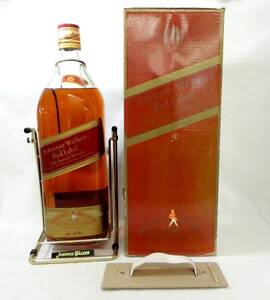 1000円スタート 酒 OLD SCOTCH WHISKY Johnnie Walker レッドラベル 4500ml 43％ スコッチ ジョニーウォーカー 未開栓 箱付 10 酒U539