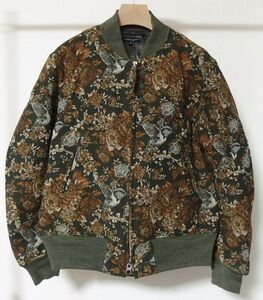 Engineered Garments エンジニアードガーメンツ Aviator Jacket Hummingbird Jacquard アビエイター ジャケット S 総柄 ジャガード