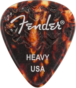 ピック Fender - CLASSIC Celluloid 351 Shell Heavy (10枚) [送料170円から 同梱可]