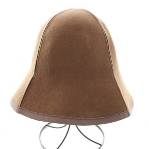 メゾンドリリス LA MAISON DE LYLLIS フェルトハット 帽子 ウール 57cm 茶 ブラウン /BB ■JS レディース