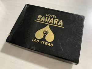 新品未開封 SAHARA HOTEL カジノデック BOXセット 2個入り トランプ オールドデック 激レア ビンテージ 未使用 絶版 マジック ラスベガス