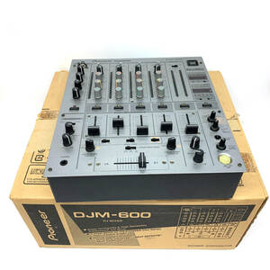 tu096　Pioneer　パイオニア　DJM-600　DJミキサー　音響機材　箱あり　※未検品ジャンク